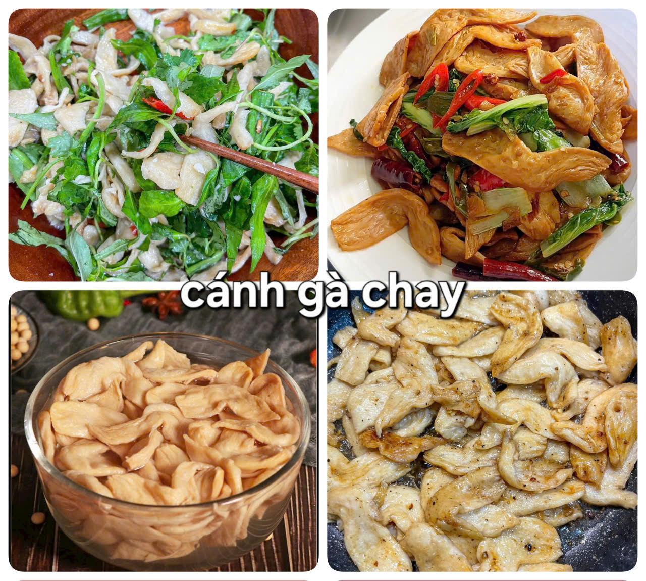Cánh gà chay